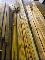 Partij oud hout uit Rijksmonumentale boerderij, Doe-het-zelf en Verbouw, Hout en Planken, Ophalen, Gebruikt, Eiken, 250 tot 300 cm