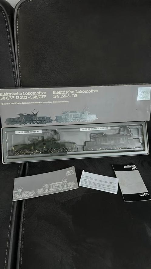 Märklin Set 3300 Br. Be 6/8 13302 194 155-8 E-Loks SBB & DB, Hobby en Vrije tijd, Modeltreinen | H0, Zo goed als nieuw, Wagon