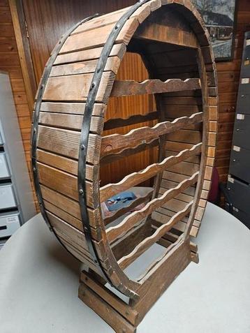 Houten wijnrek 90cmx60cmx25cm  beschikbaar voor biedingen