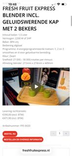 Professionele Blender, Ophalen of Verzenden, Nieuw, Powerblender