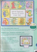 Geboorte Pakket Zoo Alphabet van Dimensions, Hobby en Vrije tijd, Borduren en Borduurmachines, Ophalen of Verzenden, Nieuw, Borduurpakket