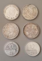 6x zilveren munten nederland, Postzegels en Munten, Munten | Nederland, Ophalen, Setje, Zilver, Overige waardes