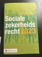 Sociale zekerheidsrecht 2023, Boeken, Zo goed als nieuw, Wolters Kluwer, Alpha, HBO