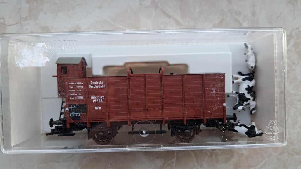 Fleischmann 5204 Viehverschlagwagen Epoche II, Hobby en Vrije tijd, Modeltreinen | H0, Wagon, Ophalen of Verzenden, Zo goed als nieuw