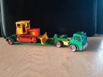 Matchbox Kingsize Ford Tractor oplegger, Ophalen of Verzenden, Gebruikt, Bus of Vrachtwagen