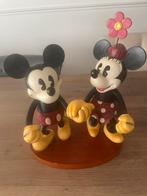 Disney beeld Mickey en Minnie, Ophalen of Verzenden, Mickey Mouse, Gebruikt, Beeldje of Figuurtje