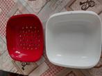 Allegra fruit/ broodschaal, Huis en Inrichting, Keuken | Tupperware, Ophalen, Zo goed als nieuw, Wit, Schaal