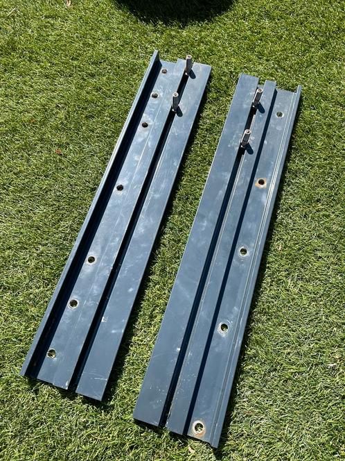 Muursteun zonnescherm antraciet, Tuin en Terras, Zonneschermen, Nieuw, Knikarmscherm, Ophalen of Verzenden
