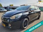 Renault Clio Estate 1.2 16V NAVI top staatdealer onderhouden, Voorwielaandrijving, Stof, Gebruikt, Zwart