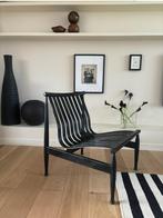 Vintage Hans Battrud Arktis stoel - zwart - designer, Huis en Inrichting, Stoelen, Ophalen, Gebruikt, Zwart, Eén