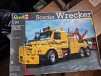 Revell Scania  Wrecker, Hobby en Vrije tijd, Revell, Groter dan 1:32, Ophalen of Verzenden, Zo goed als nieuw