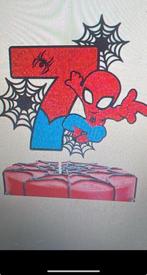 Taart toper spiderman verjaardags, Ophalen of Verzenden, Nieuw, Taarten, Versiering
