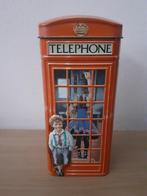 Engelse telefooncel spaarpot, Ophalen, Gebruikt, Metaal of Blik, Overige thema's