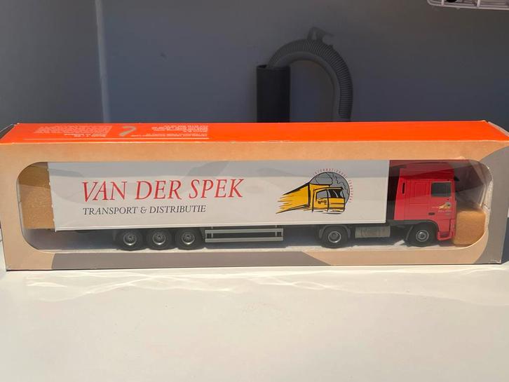 Tekno DAF XF 380 Van Der Spek Truck Model 1:50, Hobby en Vrije tijd, Modelbouw | Auto's en Voertuigen, Zo goed als nieuw, Truck