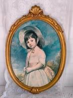 Portret Miss Juliana Willoughby replica George Romney, Antiek en Kunst, Curiosa en Brocante, Ophalen of Verzenden
