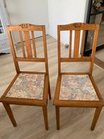 Stoeltjes eiken gerestaureerde prachtige staat, Antiek en Kunst, Antiek | Meubels | Stoelen en Banken, Ophalen of Verzenden