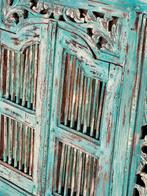 Shabby/Houtsnijwerk/Ibiza/Indisch/Spiegel/Luik, Ophalen of Verzenden