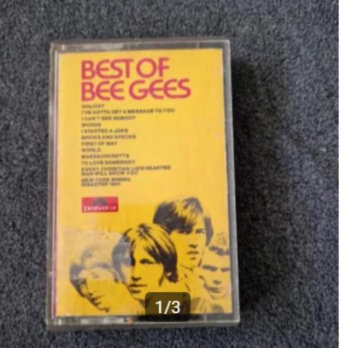 BEST OF BEE GEES van BEE GEES (1968)., Cd's en Dvd's, Cassettebandjes, Gebruikt, Origineel, Pop, 1 bandje, Ophalen