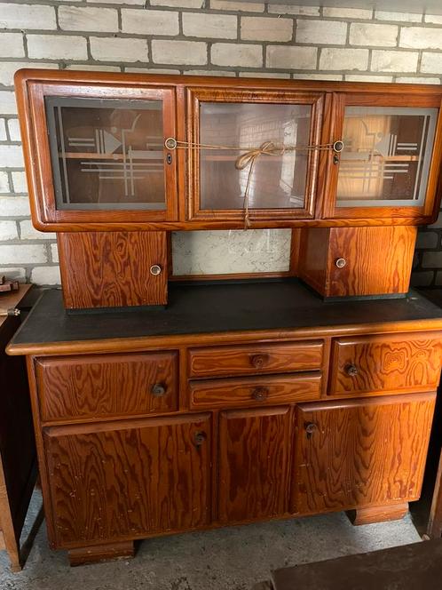Moet weg! Originele oude keukenkast VINTAGE, Huis en Inrichting, Kasten | Buffetkasten, Gebruikt, Minder dan 100 cm, 25 tot 50 cm