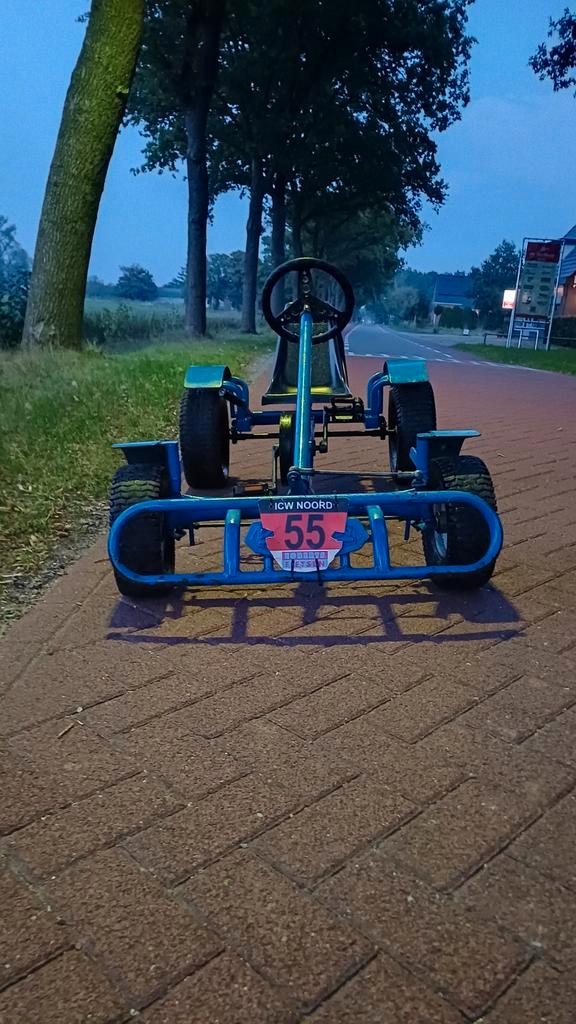 Zircon skelter met bumper, Kinderen en Baby's, Speelgoed | Buiten | Voertuigen en Loopfietsen, Gebruikt, Trapvoertuig, Ophalen of Verzenden