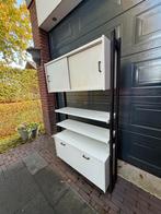 SIMPLALUX Wandmeubel Midcentury Zwart Wit, Ophalen, Overige materialen, Gebruikt, 100 tot 150 cm
