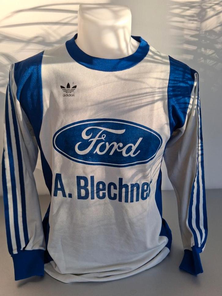 Adidas Matchworn Shirt 1985, Sport en Fitness, Voetbal, Shirt, Ophalen of Verzenden