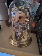 Haller Quartz Pendule Klok met Glazen Stolp, Antiek en Kunst, Antiek | Klokken, Verzenden
