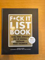 F*ck It List Book - Jacob & Haver, Ophalen of Verzenden, Nieuw, Jacob & Haver, Anekdotes en Observaties