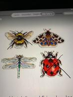 2 borduurpakketjes libelle en vlinder, Hobby en Vrije tijd, Borduren en Borduurmachines, Nieuw, Handborduren, Ophalen of Verzenden