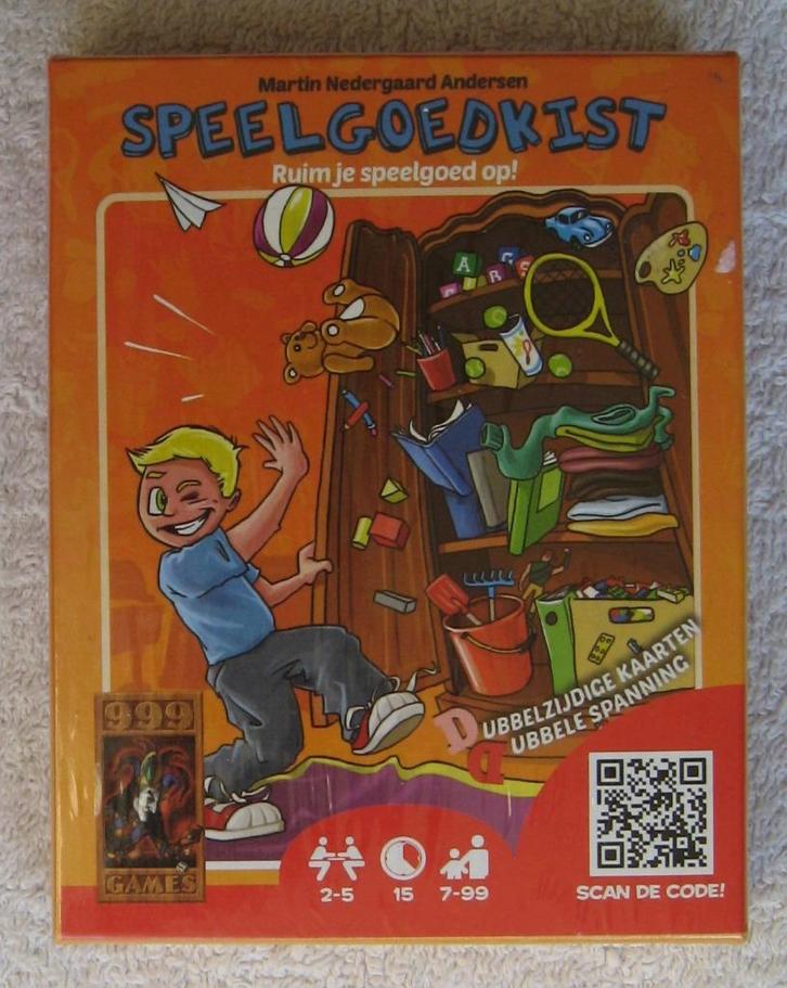 Speelgoedkist (nieuw/sealed in o.v.p.) van 999 Games, Hobby en Vrije tijd, Gezelschapsspellen | Kaartspellen, Nieuw, Ophalen of Verzenden