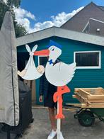 Geboorte bord ooievaar, Kinderen en Baby's, Kraamcadeaus en Geboorteborden, Ophalen, Zo goed als nieuw