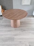 Woood eettafel rond, Ophalen, Rond, Zo goed als nieuw, Vijf personen of meer