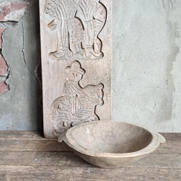 Kleine brocante houten trog trogje bakje schaal *Etage3* beschikbaar voor biedingen