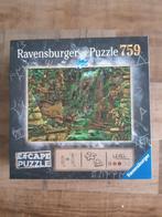 Ravensburger Escape Puzzle  - De Tempel (759 stukjes), Ophalen of Verzenden, 500 t/m 1500 stukjes, Zo goed als nieuw, Legpuzzel