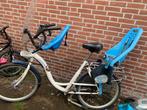 Cumberland moederfiets met 2 kinderstoelen, Fietsen en Brommers, Fietsen | Dames | Moederfietsen, 2 zitjes, Gebruikt, Windscherm