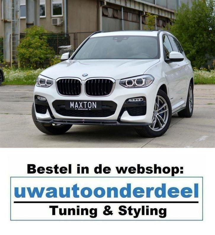 Maxton Design Spoiler Voorspoiler Lip Splitter Voor Bmw X3 G, Auto diversen, Overige Auto diversen, Verzenden