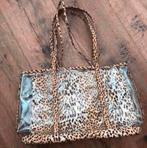 Luipaardprint tassenset, Sieraden, Tassen en Uiterlijk, Tassen | Damestassen, Ophalen of Verzenden, Zo goed als nieuw, Beige, Schoudertasje