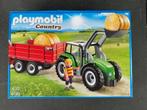 Playmobil Tractor met aanhangwagen – 6130 NIEUW, Ophalen of Verzenden, Nieuw, Complete set
