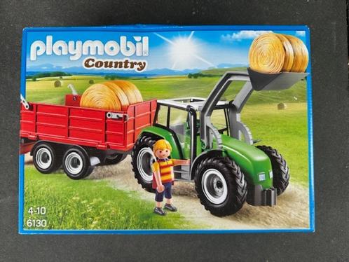 Playmobil Tractor met aanhangwagen – 6130 NIEUW, Kinderen en Baby's, Speelgoed | Playmobil, Nieuw, Complete set, Ophalen of Verzenden