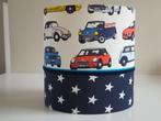 Lampenkap voor de kinderkamer, sterren en auto's, 25 cm, Ophalen of Verzenden, Nieuw, Lamp