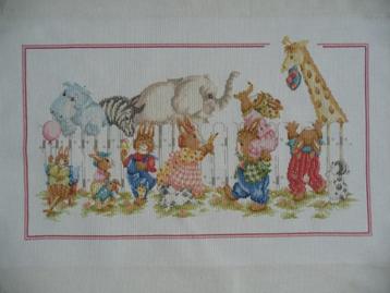 Borduurwerk "Dierentuin" beschikbaar voor biedingen