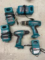 2 makita accu tollen inclusief laders ZONDER accu’s, Doe-het-zelf en Verbouw, Gereedschap | Boormachines, Ophalen of Verzenden