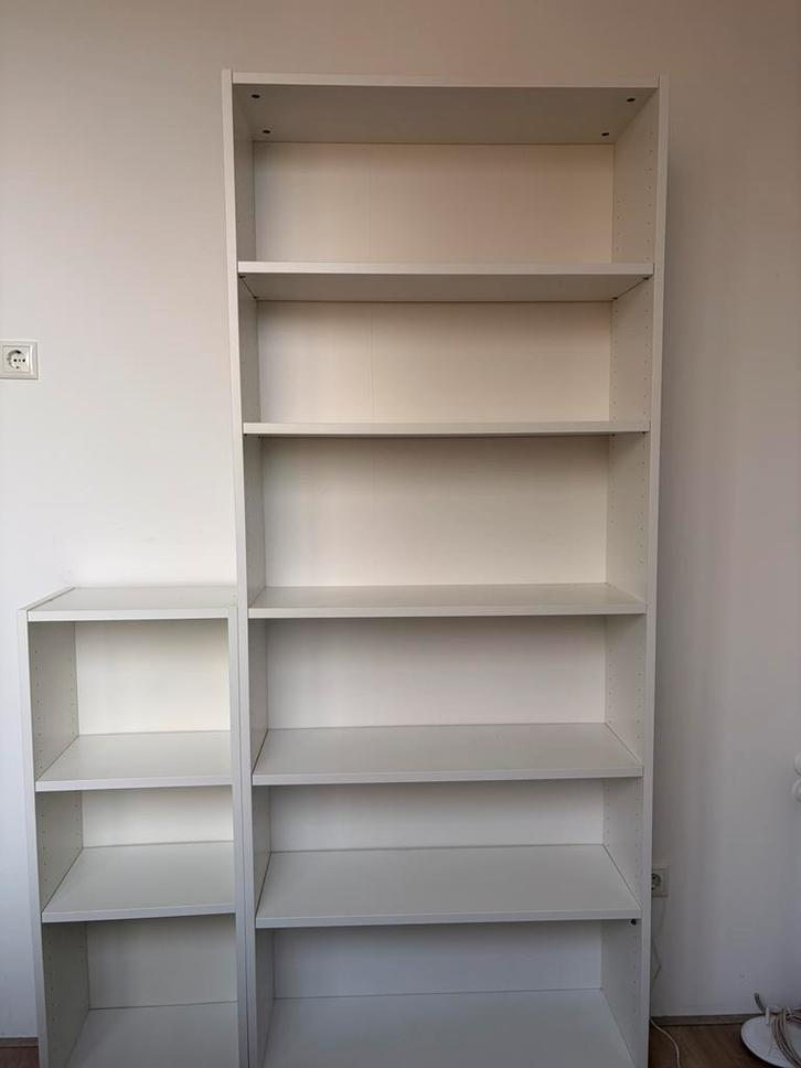 Gratis afhalen: IKEA Billy hoge boekenkast wit (rechts), Huis en Inrichting, Kasten | Boekenkasten, Zo goed als nieuw, 50 tot 100 cm