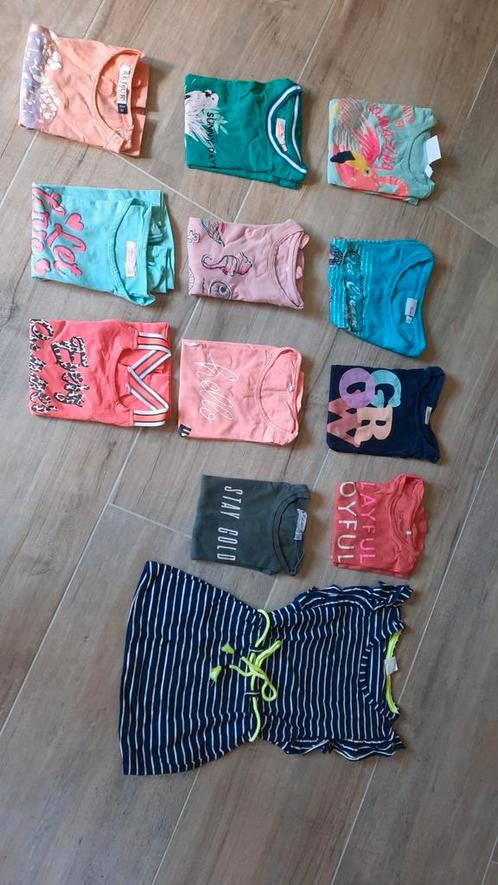 Pakket met T-shirts 1 hemdje en 1 jurkje, Kinderen en Baby's, Kinderkleding | Kinder-kledingpakketten, Zo goed als nieuw, Maat 92