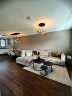 Luxe Velvet hoekbank King inclusief kussens, Ophalen, Zo goed als nieuw