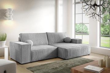 Bank hoekbank bank COBO mini 255 cm corduroy slaapfunctie beschikbaar voor biedingen