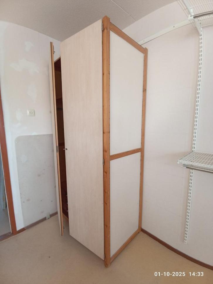 Lundia kledingkast 100 x 200 x 60, Huis en Inrichting, Kasten | Kledingkasten, Gebruikt, 200 cm of meer, 50 tot 100 cm, 50 tot 75 cm