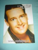 kaart van stef ekkel met handtekening, Ophalen of Verzenden, Foto of Kaart