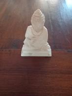 Abhaya mudra marmeren boeddha beeld buddha india 12/8cm Ehv, Ophalen of Verzenden