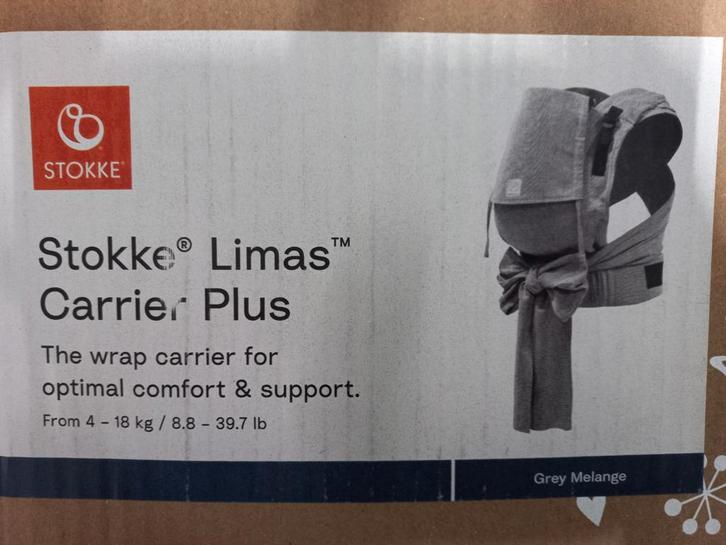Nieuwe Stokke Draagzak Limas Carrier Plus 4-18 kg, Kinderen en Baby's, Babydragers en Draagdoeken, Nieuw, Draagzak, Buik, Rug of Zij